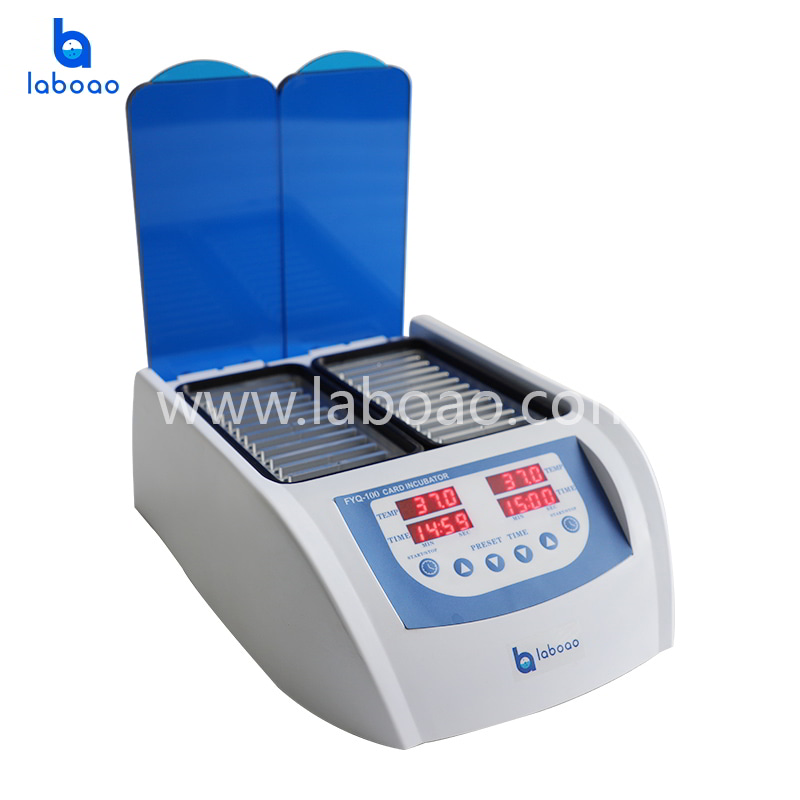 Incubateur de carte de gel de centrifugeuse de carte de type sanguin FYQ-100