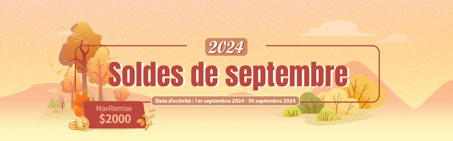 Soldes de septembre 2024