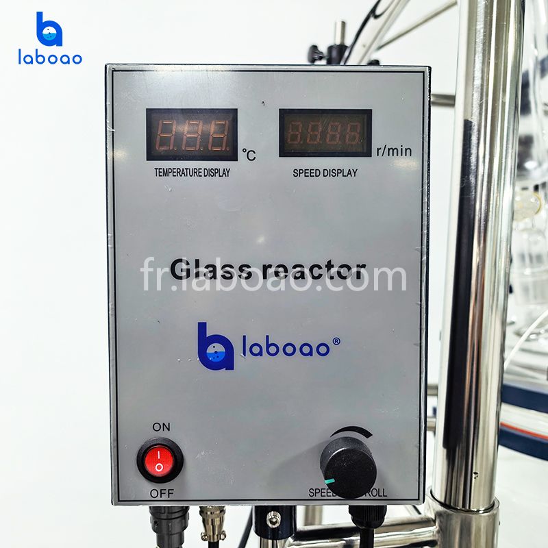 Réacteur en verre gainé de filtre de cristallisation 100L