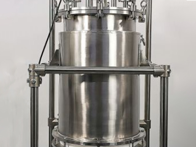Réacteur à phase solide en acier inoxydable 10L 50L détail - Corps de bouilloire en acier inoxydable 316, résistance aux hautes températures, résistance aux acides et aux alcalis.