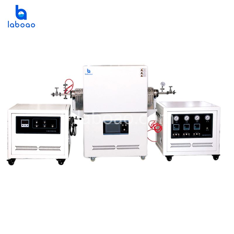 Système CVD de four tubulaire sous atmosphère sous vide à 1600°C