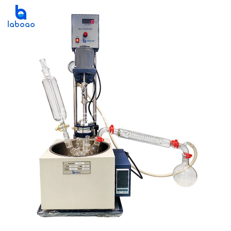 Réacteur en verre monocouche 1L