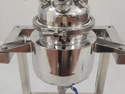 Petit réacteur en acier inoxydable à gaine de 2 L détail - Corps de bouilloire en acier inoxydable, anticorrosion, résistance aux températures élevées, résistance aux hautes pressions.