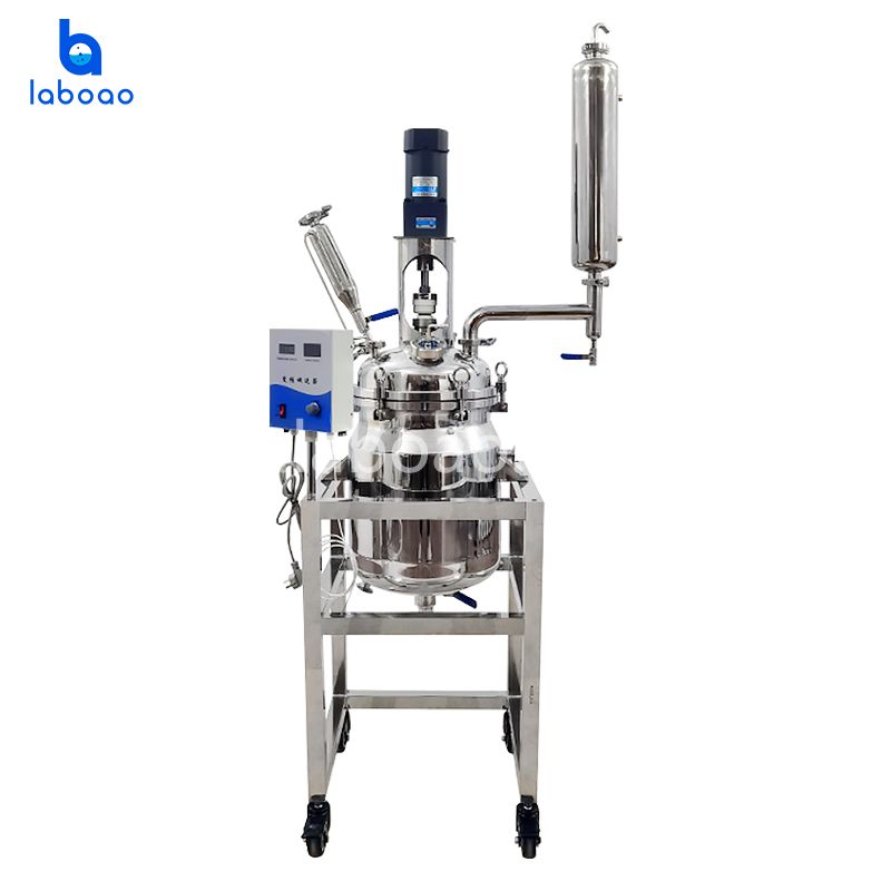 Réacteur en acier inoxydable à double couche de 30 L pour la distillation