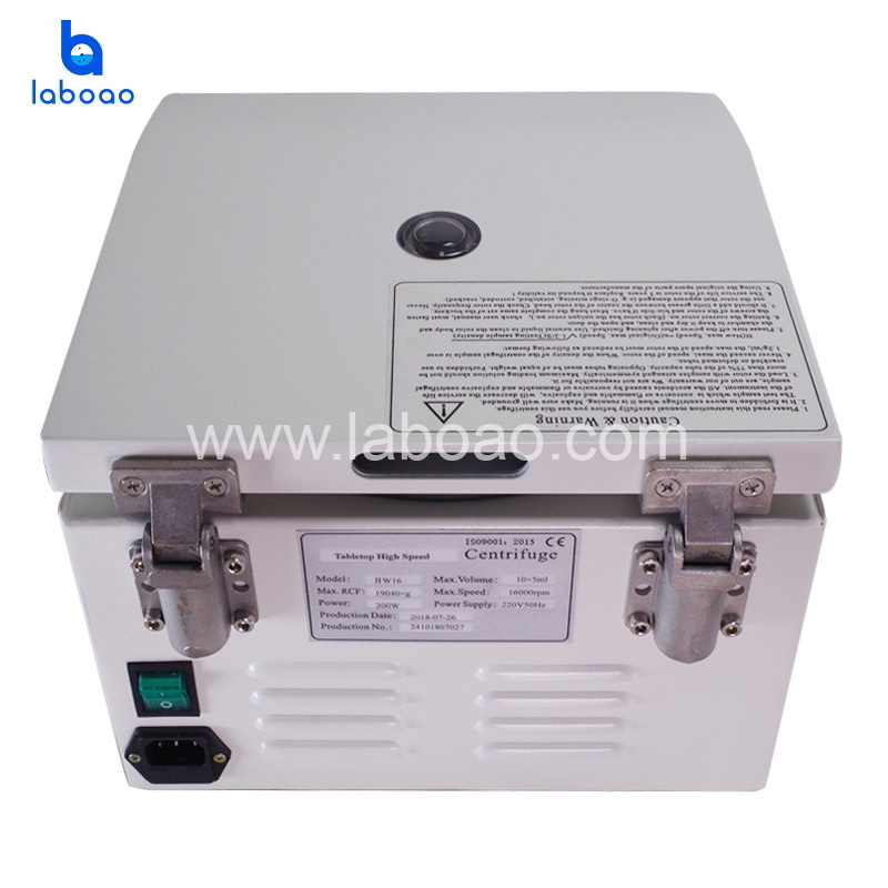 HW16 micro-centrifugeuse haute vitesse de table