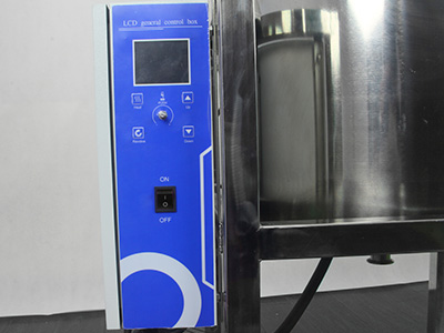 Réacteur en acier inoxydable à double couche de chauffage électrique détail - Contrôleur d'affichage LCD, chauffage et refroidissement à une touche, chauffage plus rapide.