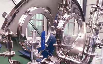 Extracteur centrifuge à l'éthanol pour l'huile de CBD au chanvre détail - Grande fenêtre visible, peut observer les conditions de travail facilement et clairement.