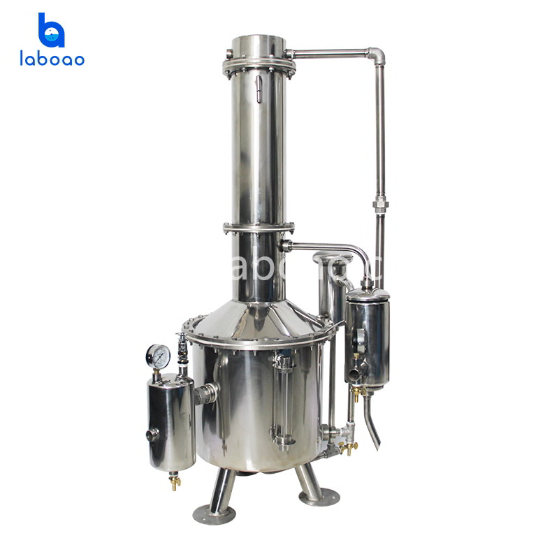 Grand distillateur d'eau double 50L-600L avec chauffage à la vapeur