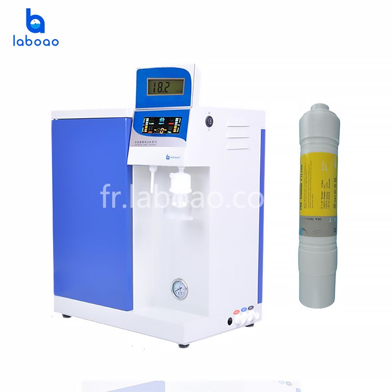 Système de filtre à eau ultra pur de dispositif d'eau standard de laboratoire national