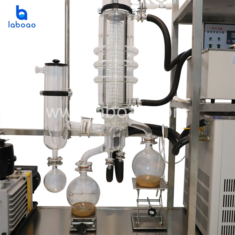 Équipement de distillation moléculaire à film raclé pour huile de CBD